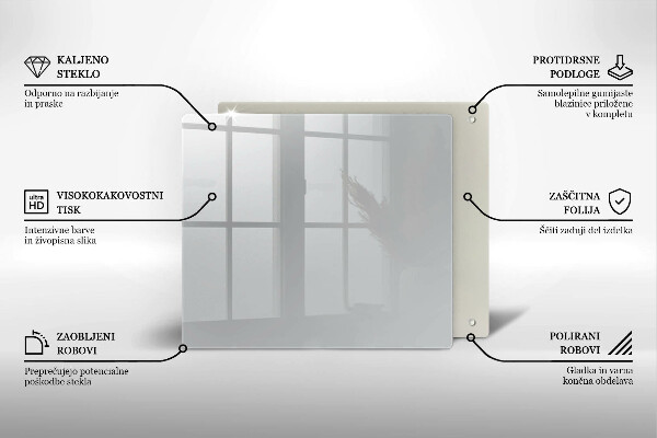 Placă protecție plita Culoare gri