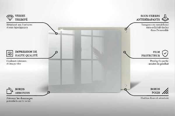 Placă protecție plita Culoare gri