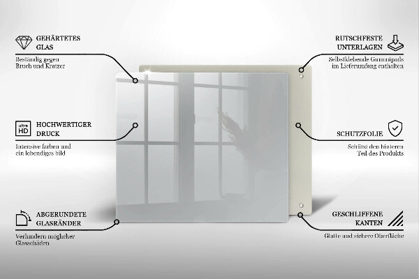 Placă protecție plita Culoare gri