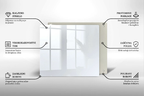 Placă protecție plita Culoare alba