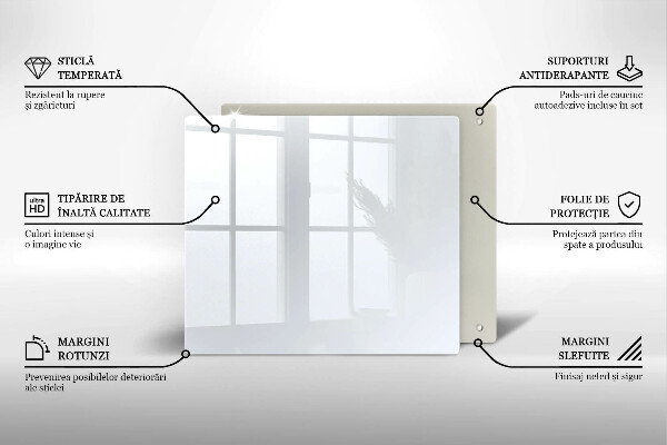 Placă protecție plita Culoare alba