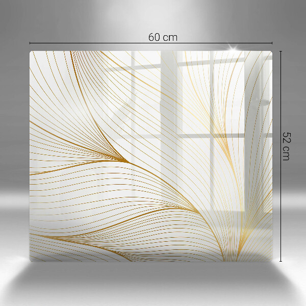 Placă protecție plita Model de linii moderne