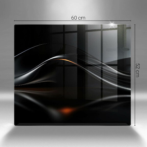 Placă sticla protectie aragaz Design 3d abstract