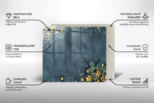 Placă protecție plita Decorațiuni de crăciun