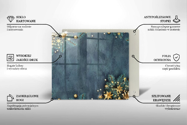 Placă protecție plita Decorațiuni de crăciun