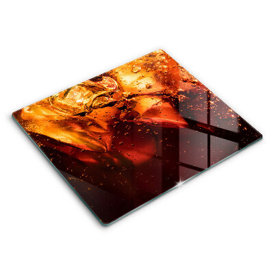 Placă protecție plita Băutură de cola cu gheață