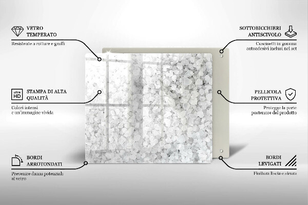 Placă protecție plita Cristale de sare