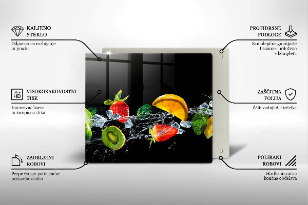 Placă protecție plita Fructe în apă