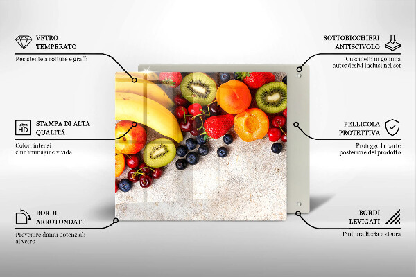 Placă protecție plita Fructe de sărbători