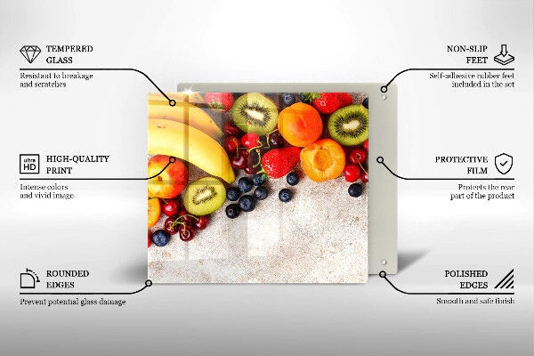 Placă protecție plita Fructe de sărbători