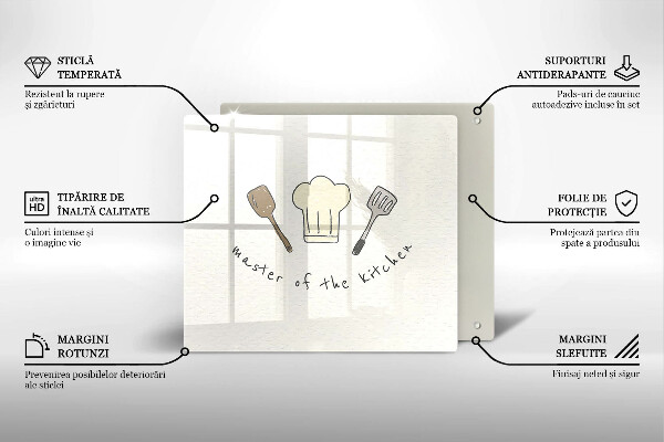 Placă protecție plita Master of the kitchen