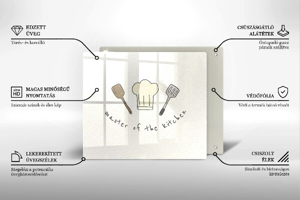 Placă protecție plita Master of the kitchen