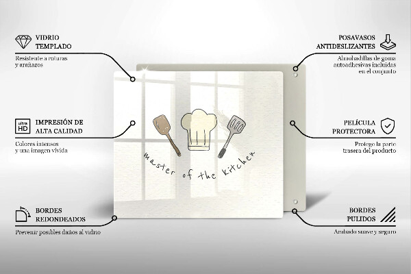 Placă protecție plita Master of the kitchen