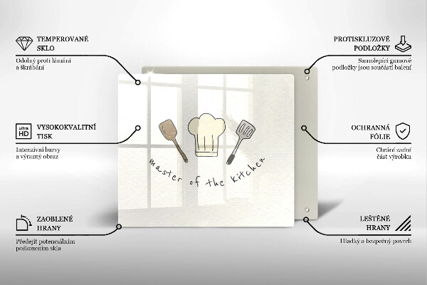 Placă protecție plita Master of the kitchen