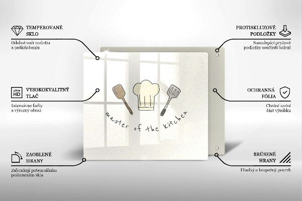 Placă protecție plita Master of the kitchen