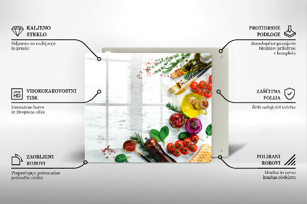 Placă protecție plita Legume și condimente