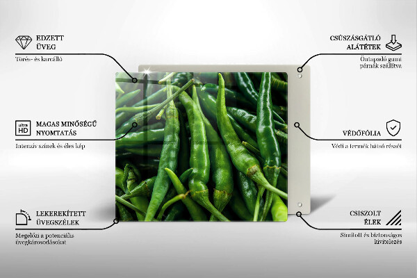 Placă sticla protectie aragaz Păstăi de mazăre
