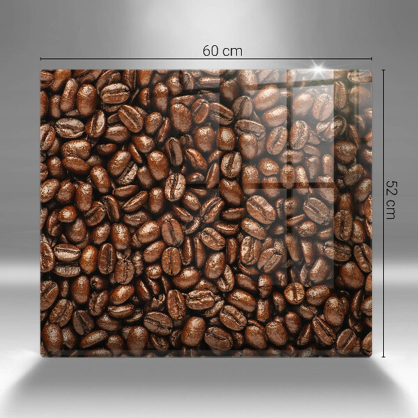 Placă sticla protectie aragaz Boabe de cafea