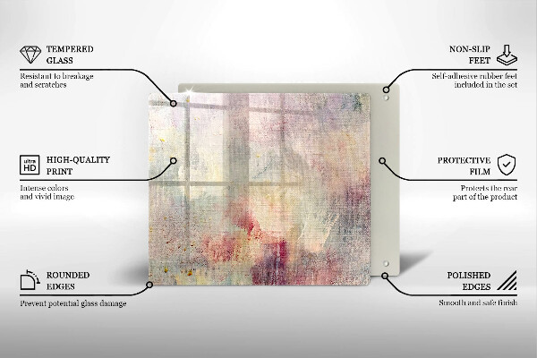 Placă protecție plita Vopsea textura de fundal