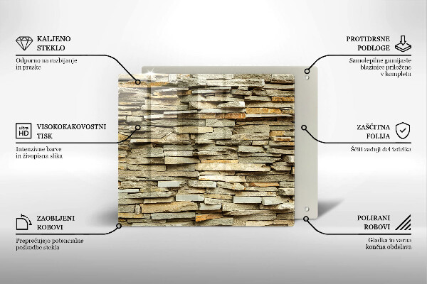 Placă protecție plita Pietre decorative