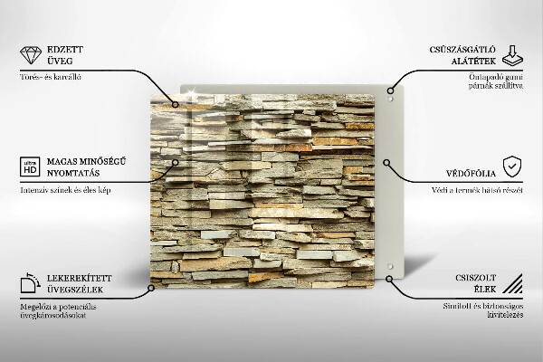 Placă protecție plita Pietre decorative