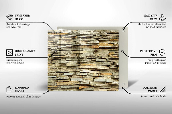 Placă protecție plita Pietre decorative