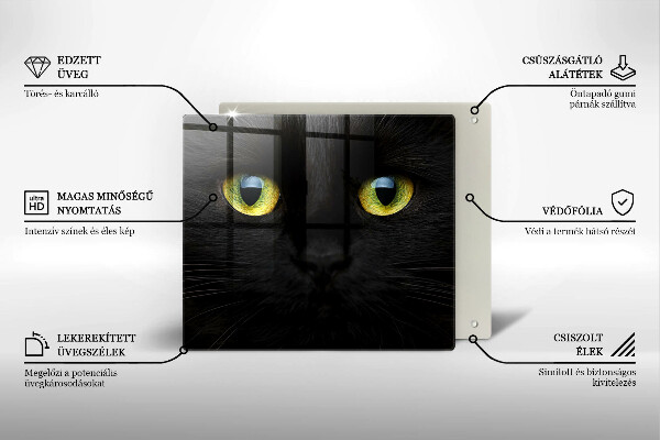 Placă protecție plita Ochi de pisică de animale