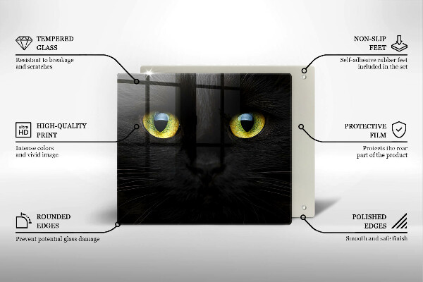 Placă protecție plita Ochi de pisică de animale