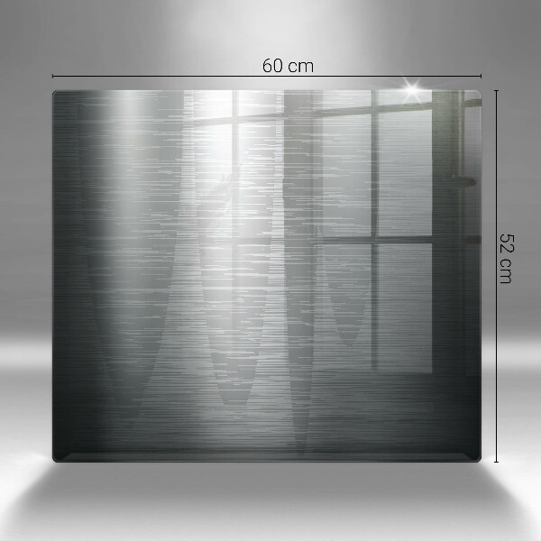 Placă protecție plita Textura metalică