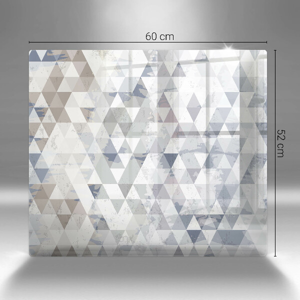 Placă protecție plita Model de triunghiuri