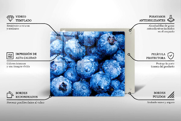 Placă protecție plita Afine suculente