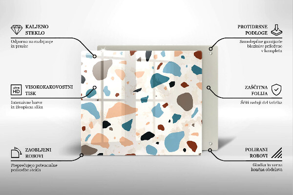 Placă sticla protectie aragaz Gresie decorativa