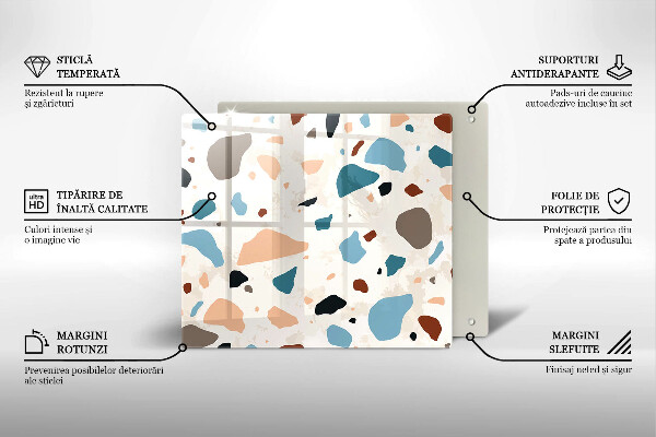 Placă sticla protectie aragaz Gresie decorativa