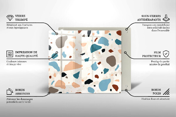 Placă sticla protectie aragaz Gresie decorativa