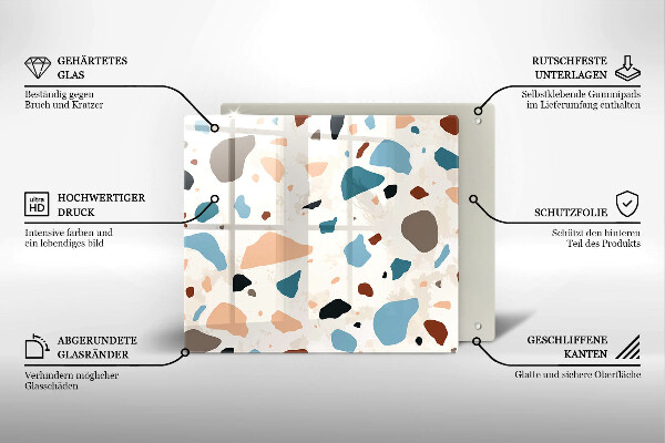 Placă sticla protectie aragaz Gresie decorativa