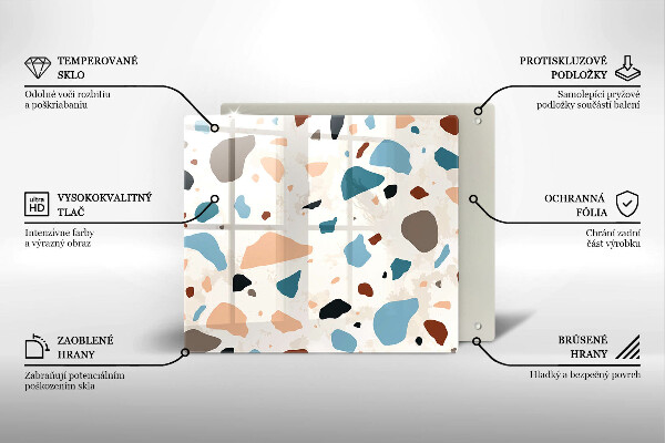 Placă sticla protectie aragaz Gresie decorativa