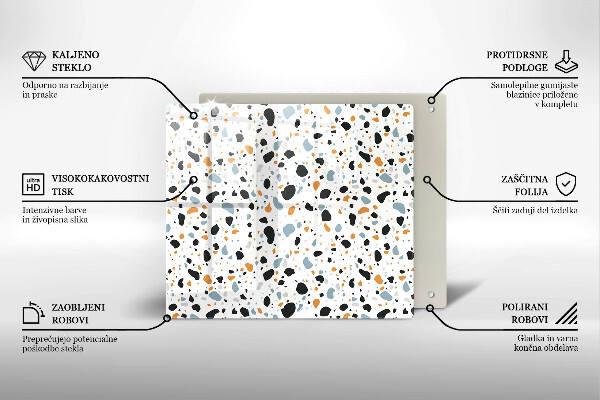 Placă sticla protectie aragaz Gresie decorativa