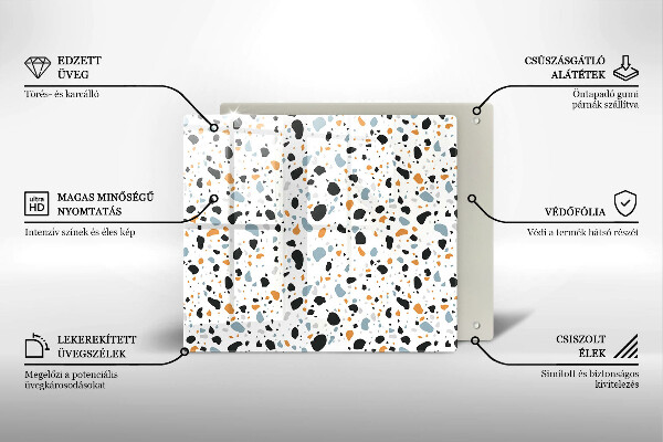 Placă sticla protectie aragaz Gresie decorativa