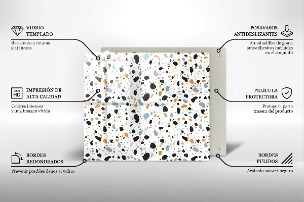 Placă sticla protectie aragaz Gresie decorativa