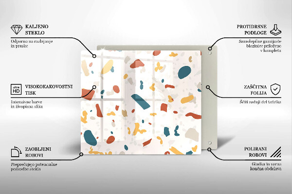 Placă sticla protectie aragaz Gresie decorativa