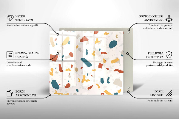 Placă sticla protectie aragaz Gresie decorativa