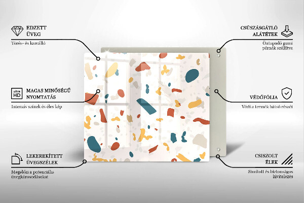 Placă sticla protectie aragaz Gresie decorativa