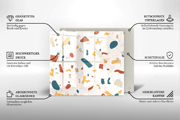 Placă sticla protectie aragaz Gresie decorativa