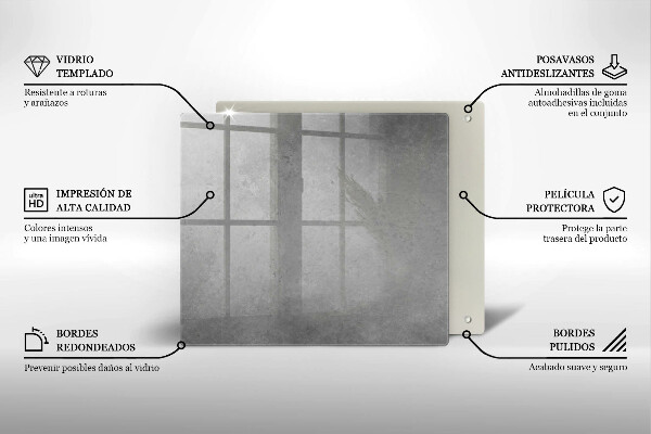 Placă protecție plita Fundal cu textură de beton