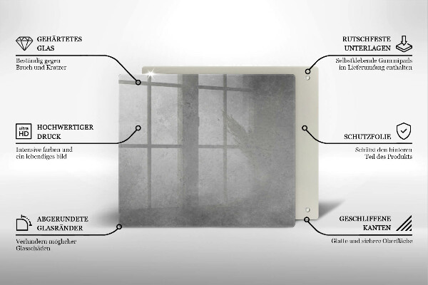 Placă protecție plita Fundal cu textură de beton