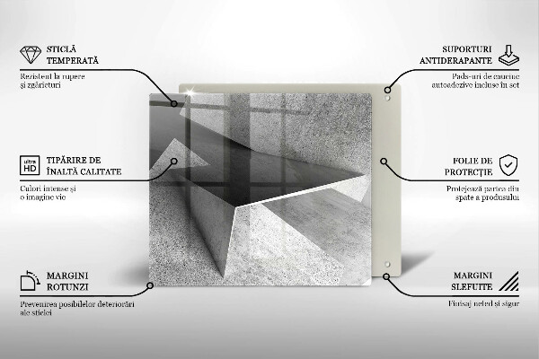 Placă protecție plita Abstracție concretă