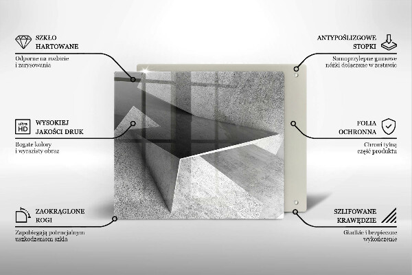 Placă protecție plita Abstracție concretă