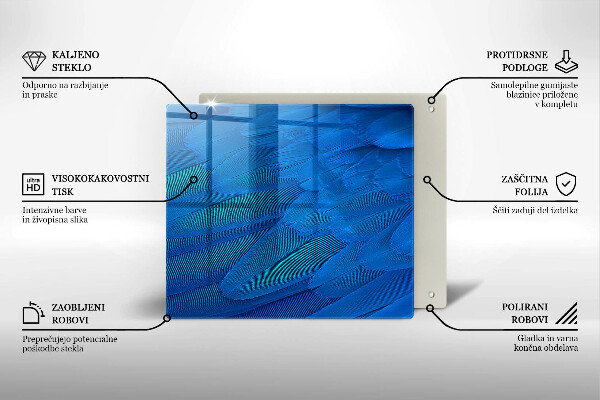Placă protecție plita Pene de păsări