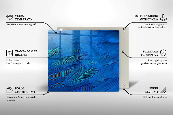 Placă protecție plita Pene de păsări