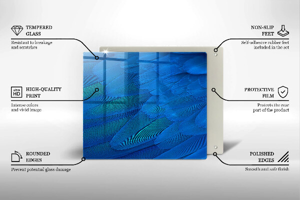 Placă protecție plita Pene de păsări